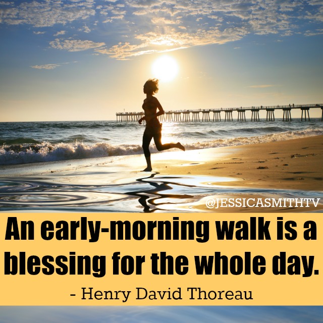An early-morning walk is a blessing for the whole day. â€“ Henry ...